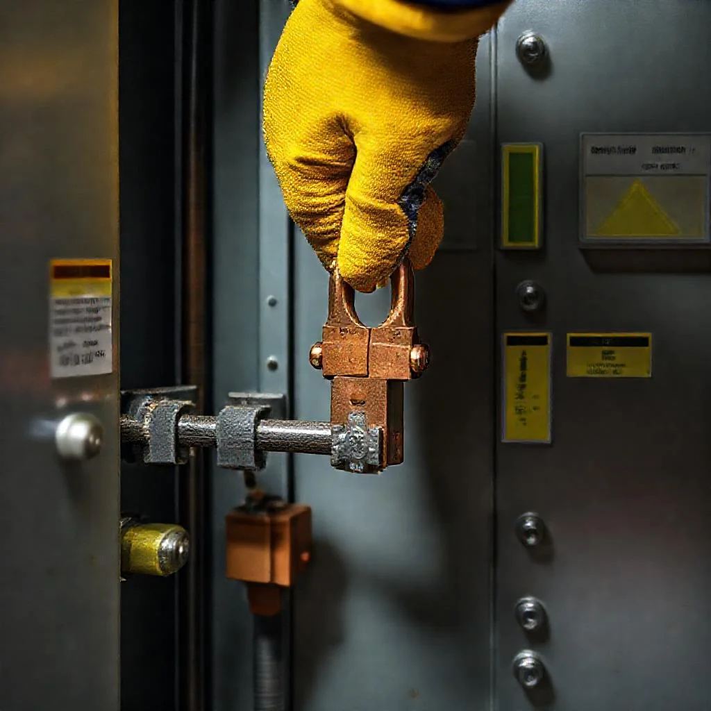 Фото по теме: Порядок поочередного наложения и снятия переносных защитных заземлений в ячейках КРУ