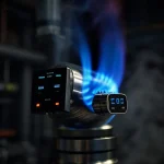 Фото по теме: Внедрение автоматического контроля соотношения газ-воздух на горелках для достижения максимального КПД