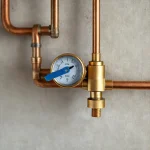 Фото по теме: Применение редуктора давления воды на линии подпитки газового котла в частном доме