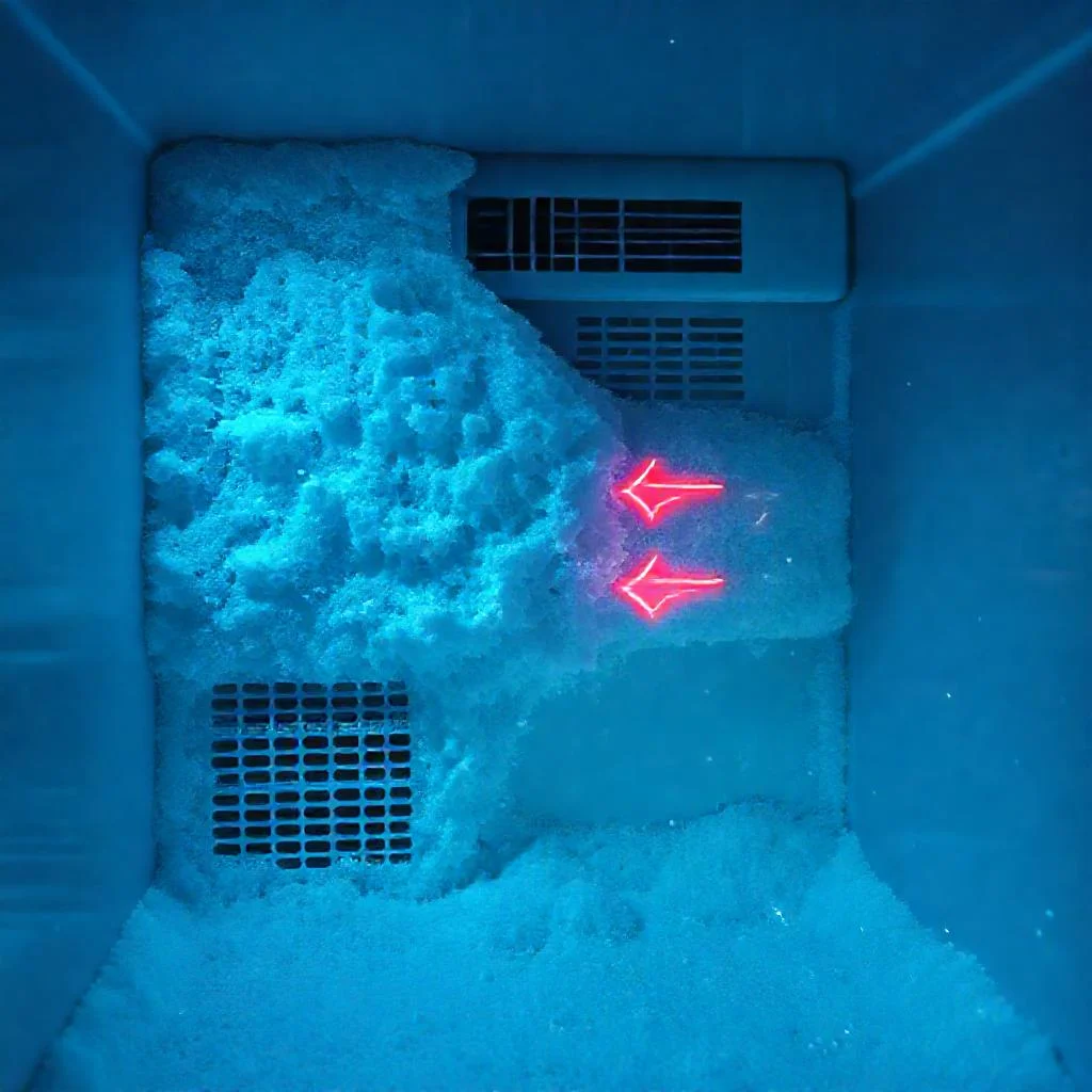 Фото по теме: Как влияет слой льда и инея в морозилке No Frost на повышенный расход электричества