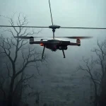 Фото по теме: Безопасный осмотр воздушных линий электропередачи в труднопроходимой болотистой местности