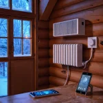 Фото по теме: Дистанционный контроль температуры на даче с помощью GSM-розетки и конвектора