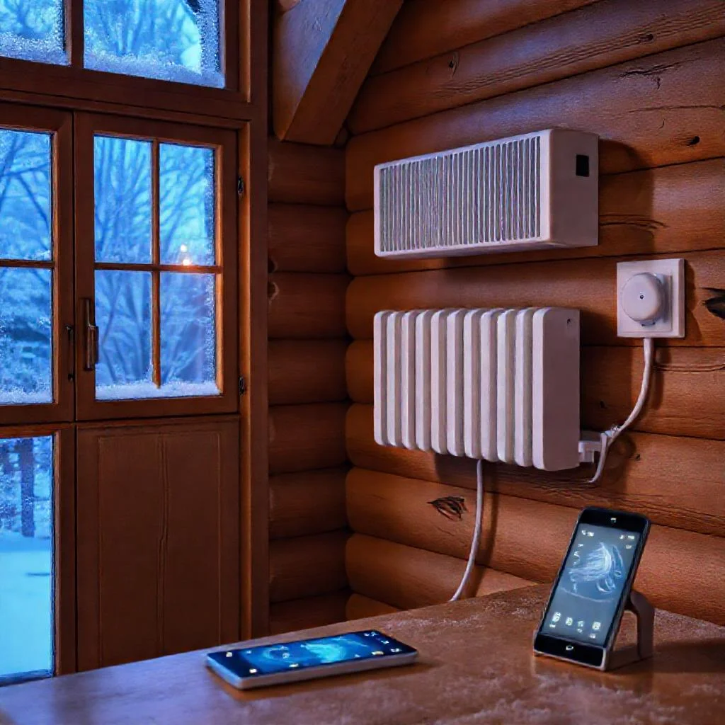 Фото по теме: Дистанционный контроль температуры на даче с помощью GSM-розетки и конвектора