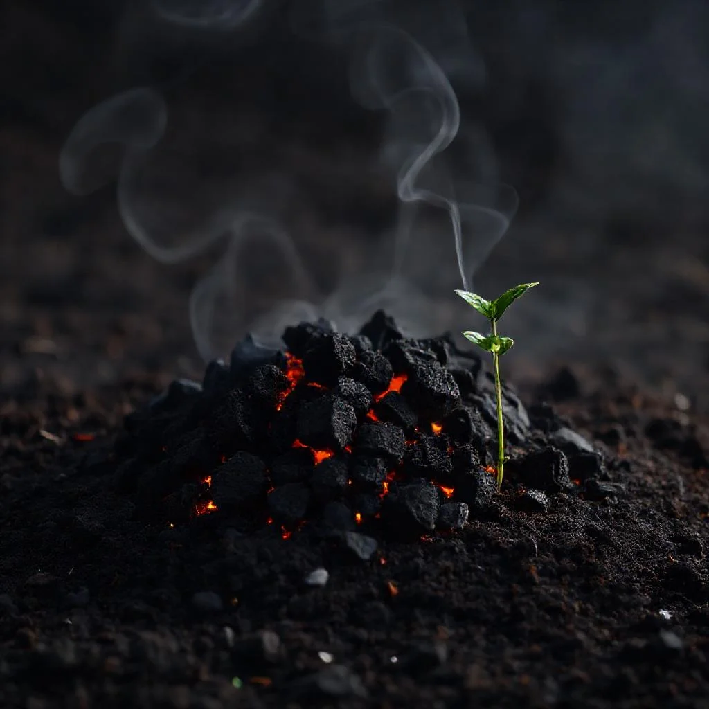 Фото по теме: Биоуголь (biochar) как топливо и удобрение