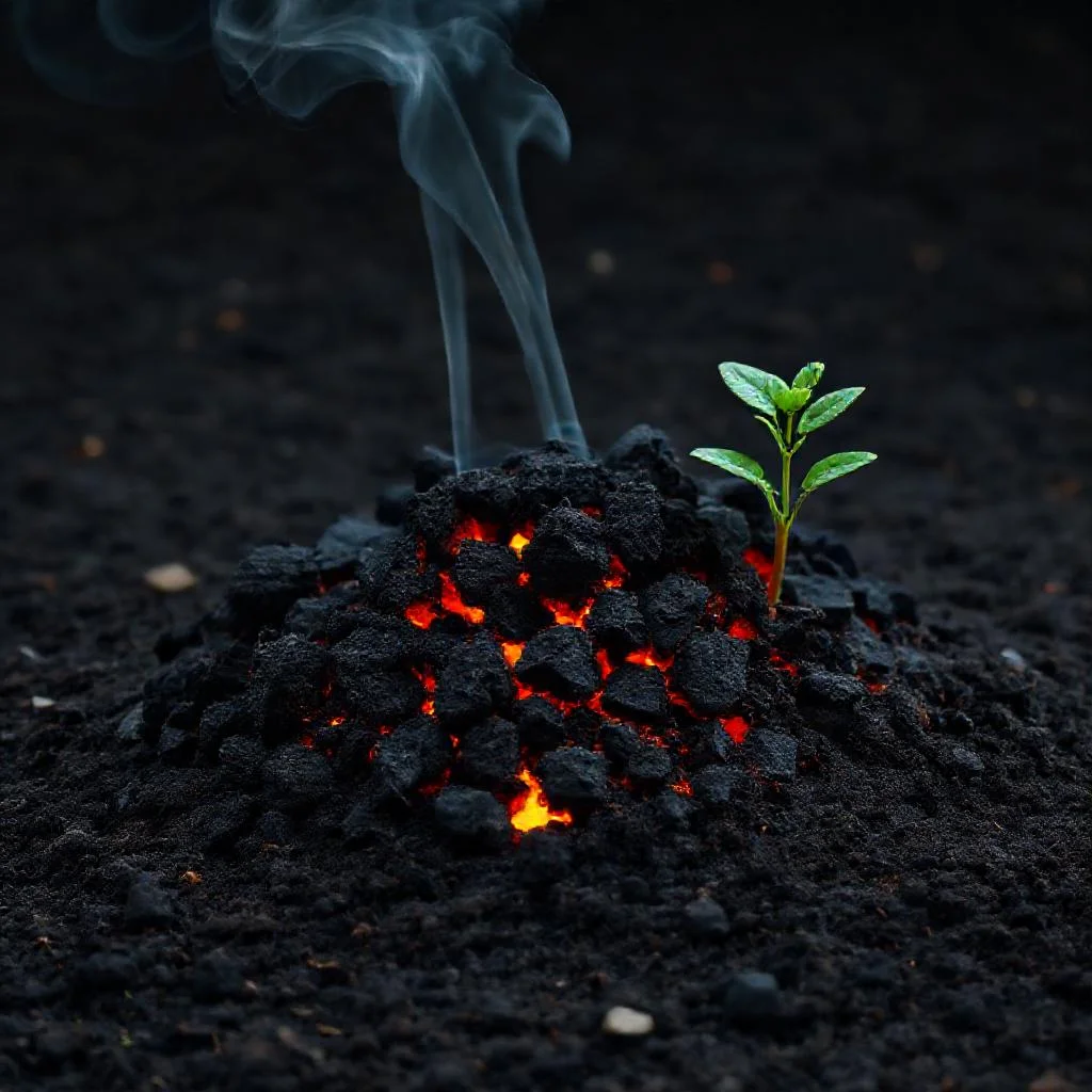 Детальное фото: Биоуголь (biochar) как топливо и удобрение