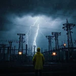 Фото по теме: Осмотр оборудования открытых распределительных устройств во время сильной грозы: строгие ограничения
