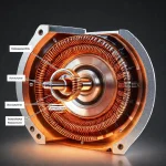 Фото по теме: Как работает асинхронный электродвигатель с фазным ротором и контактными кольцами