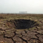 Фото по теме: Осадка земной поверхности над шахтами