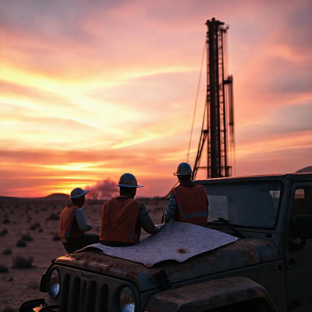 Детальное фото: Разведка месторождений сырой нефти