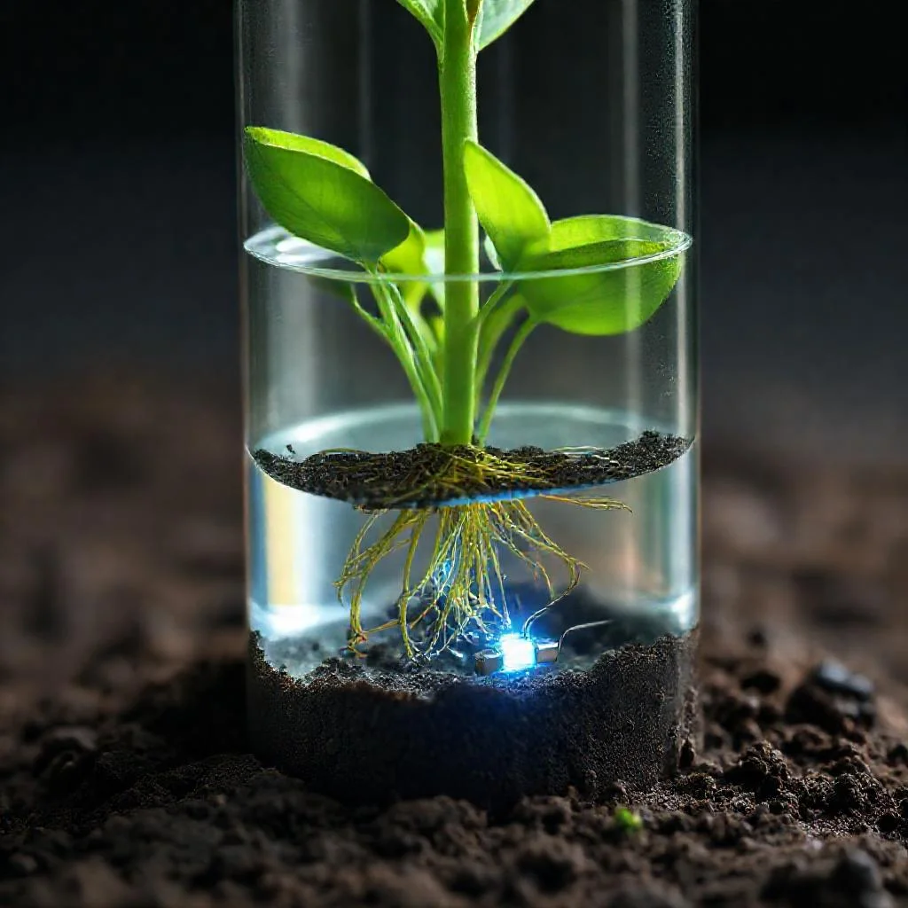 Получение электричества из живых растений (Plant-e): принцип работы растительных элементов Детальное фото: Получение электричества из живых растений (Plant-e): принцип работы растительных элементов