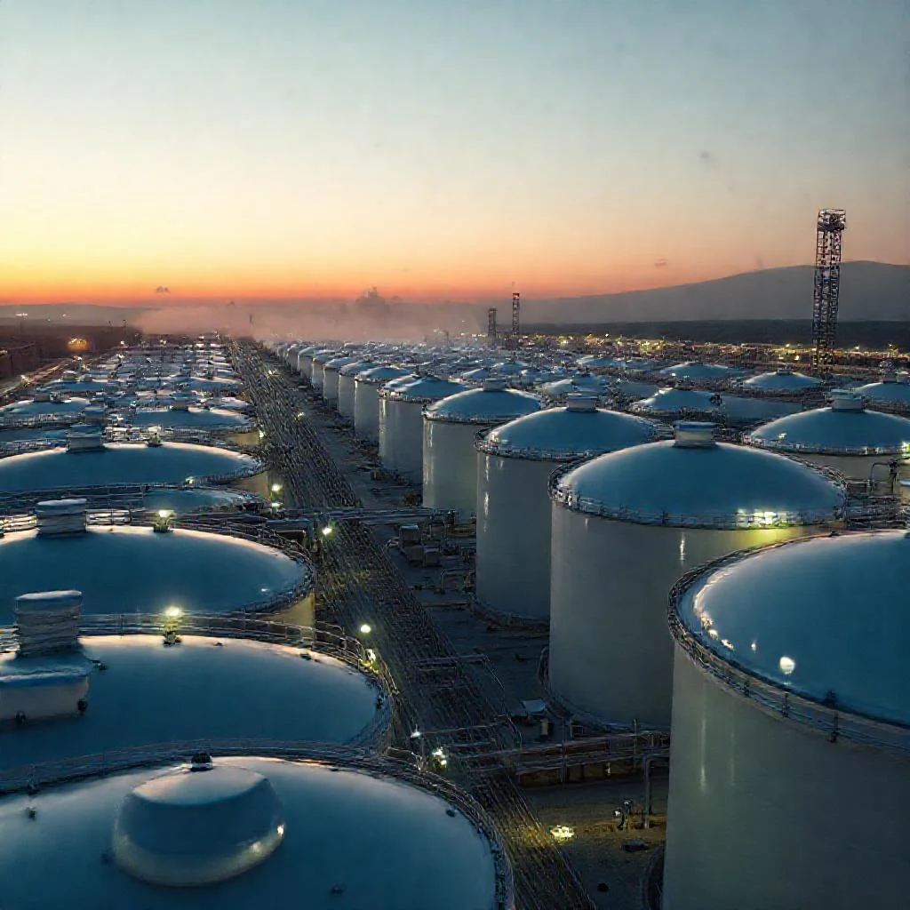 Детальное фото: Безопасное хранение больших запасов нефти