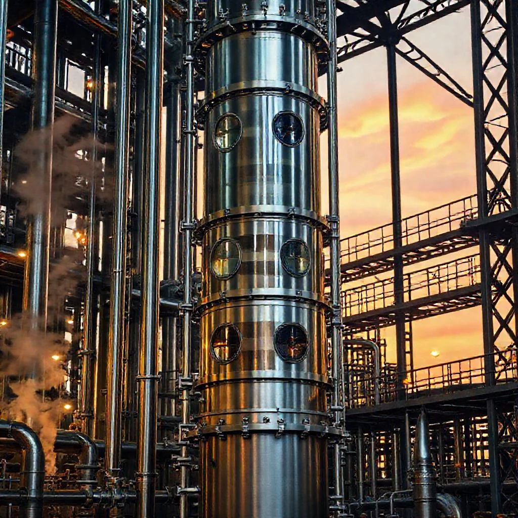 Первичная перегонка сырой нефти Детальное фото: Первичная перегонка сырой нефти
