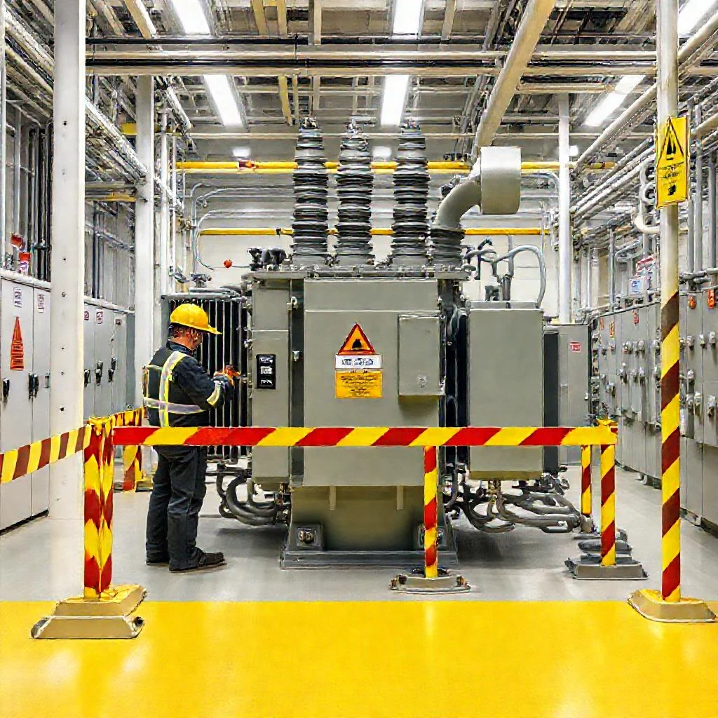 Фото по теме: Как безопасно вывести силовой трансформатор в плановый ремонт