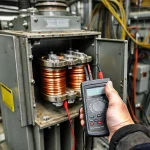 Фото по теме: Как измерить сопротивление изоляции обмоток трансформатора мегаомметром