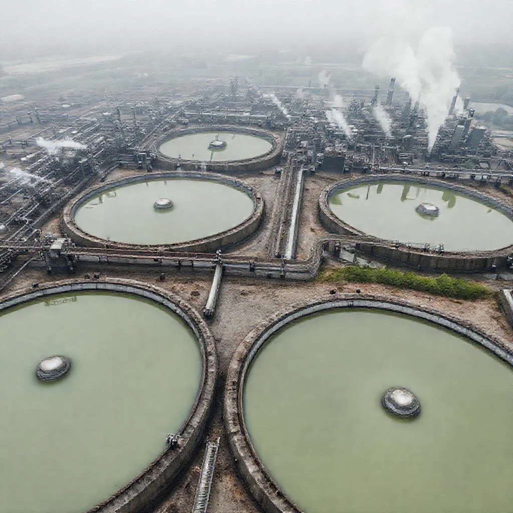 Детальное фото: Очистка сточных вод нефтепереработки
