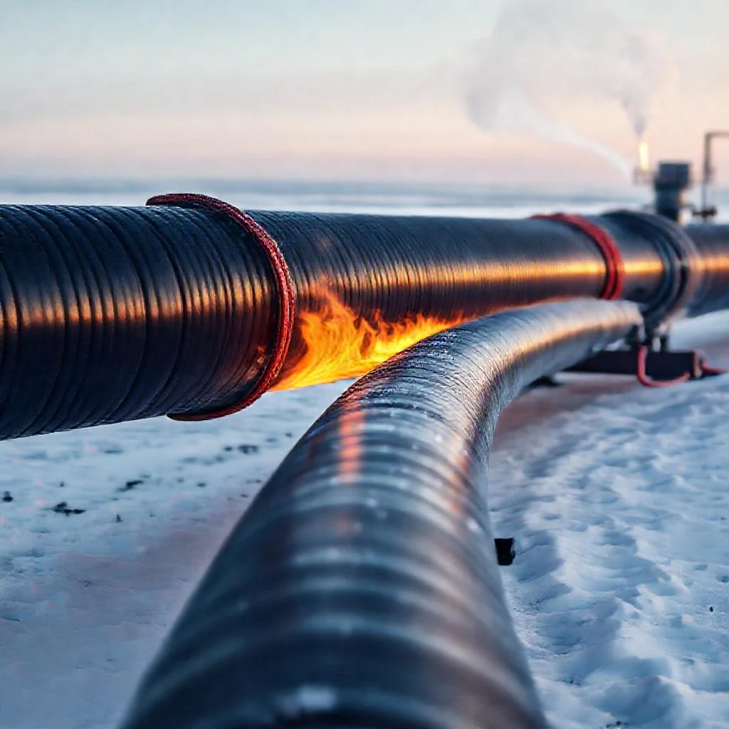 Детальное фото: Подогрев нефти при перекачке зимой