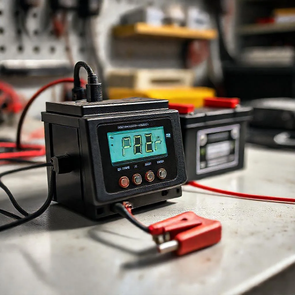 Детальное фото: Как проверить остаточную емкость свинцового аккумулятора 12V 7Ah с помощью электронной нагрузки