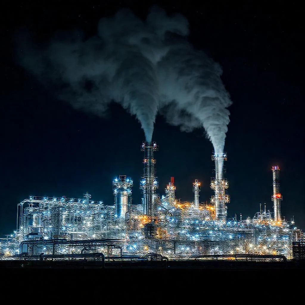 Детальное фото: Сжижение природного газа