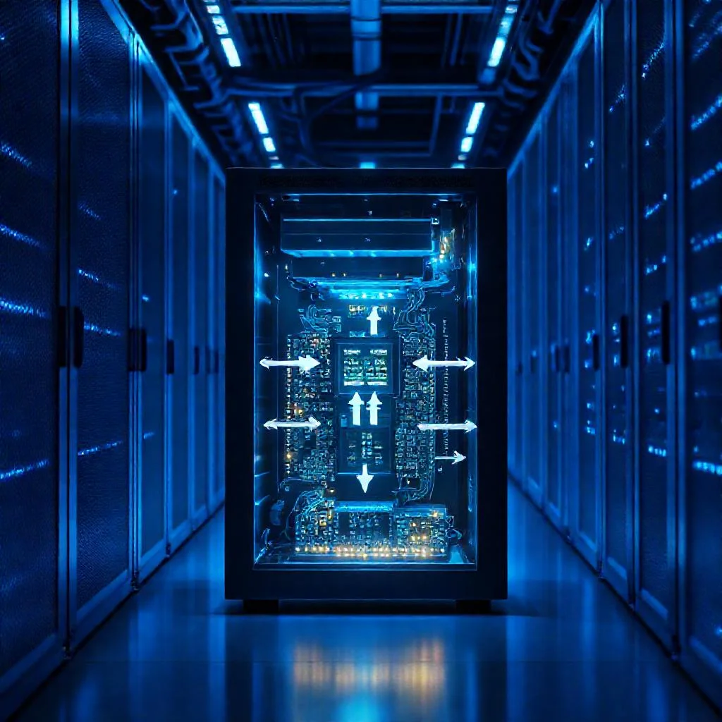Детальное фото: Топология On-Line (двойное преобразование) в источниках бесперебойного питания для серверов