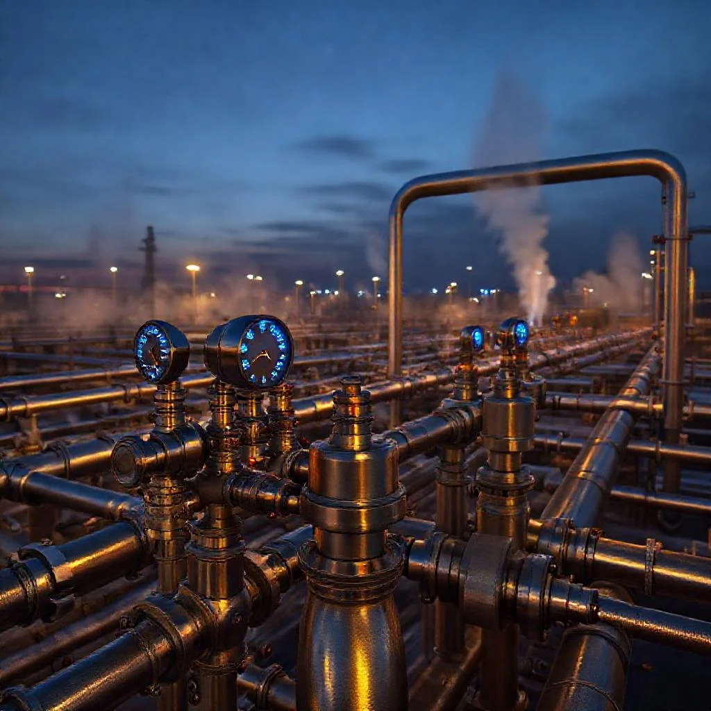 Детальное фото: Поддержание давления в газовых сетях
