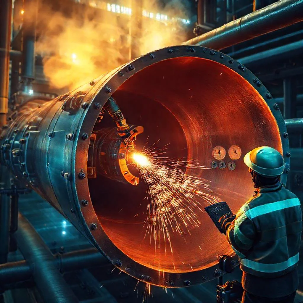 Детальное фото: Ремонт труб без остановки перекачки газа