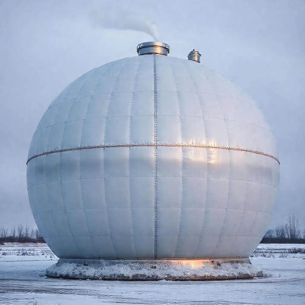 Фото по теме: Теплоизоляция резервуаров для сжиженного газа