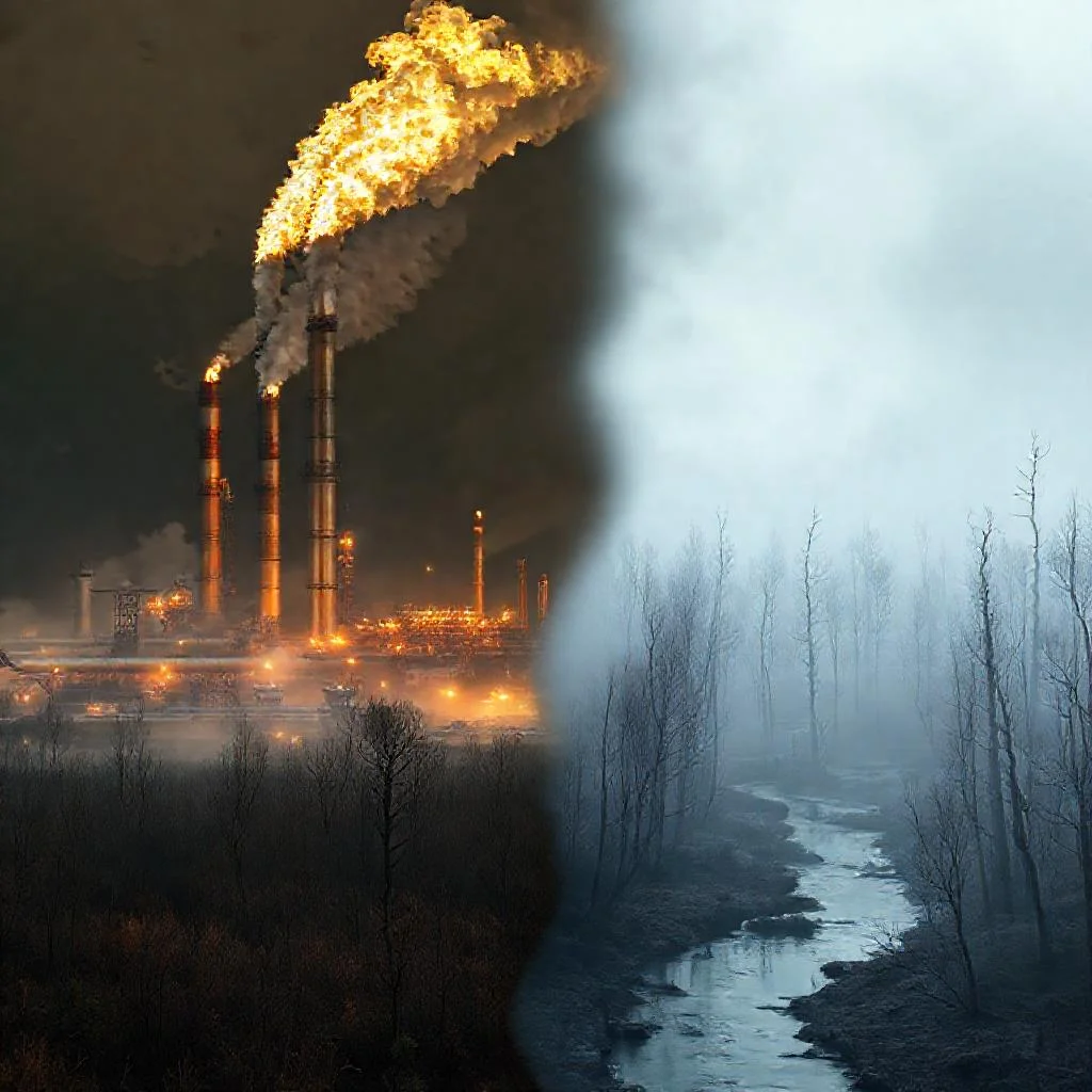 Детальное фото: Влияние газовой отрасли на экологию