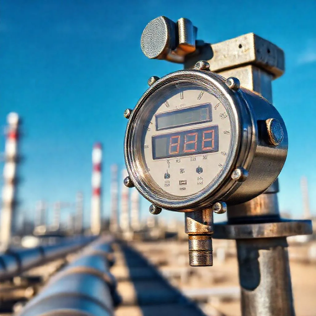 Измерение расхода природного газа Детальное фото: Измерение расхода природного газа
