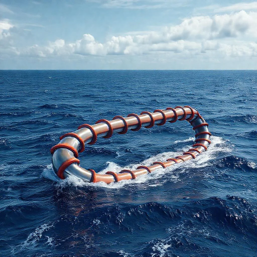 Фото по теме: Волновые электростанции типа Pelamis (морской змей): генерация от перекатывания волн
