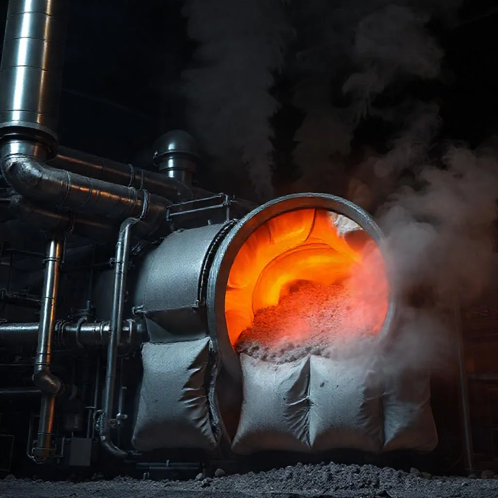 Детальное фото: Улавливание золы из дымовых газов