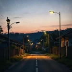 Фото по теме: Замена ламп ДРЛ на светодиодные светильники для уличного освещения поселка