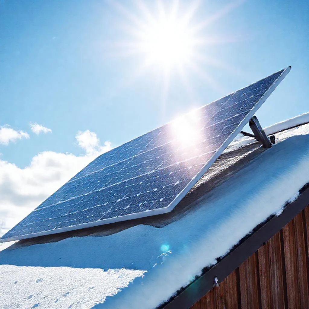 Фото по теме: Двусторонние (bifacial) солнечные панели: улавливание света, отраженного от снега и крыши