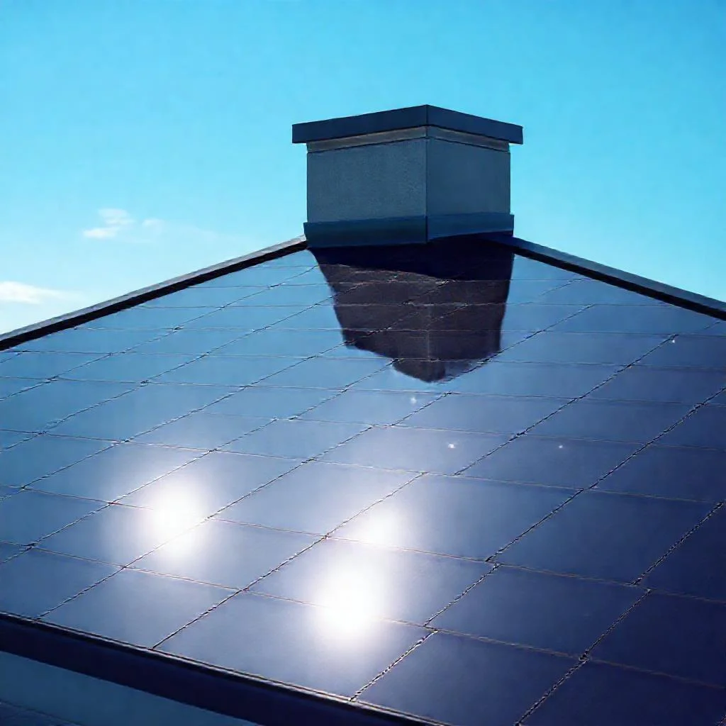 Детальное фото: Солнечная черепица Tesla Solar Roof: интеграция фотоэлементов в кровельные материалы