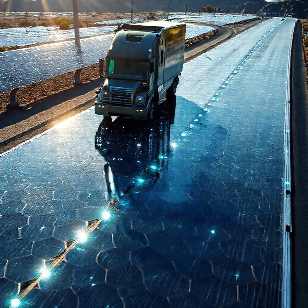 Детальное фото: Солнечные дороги (Solar Roadways): панели, способные выдерживать вес грузовиков