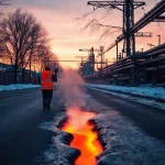 Фото по теме: Поиск скрытых утечек на теплотрассах