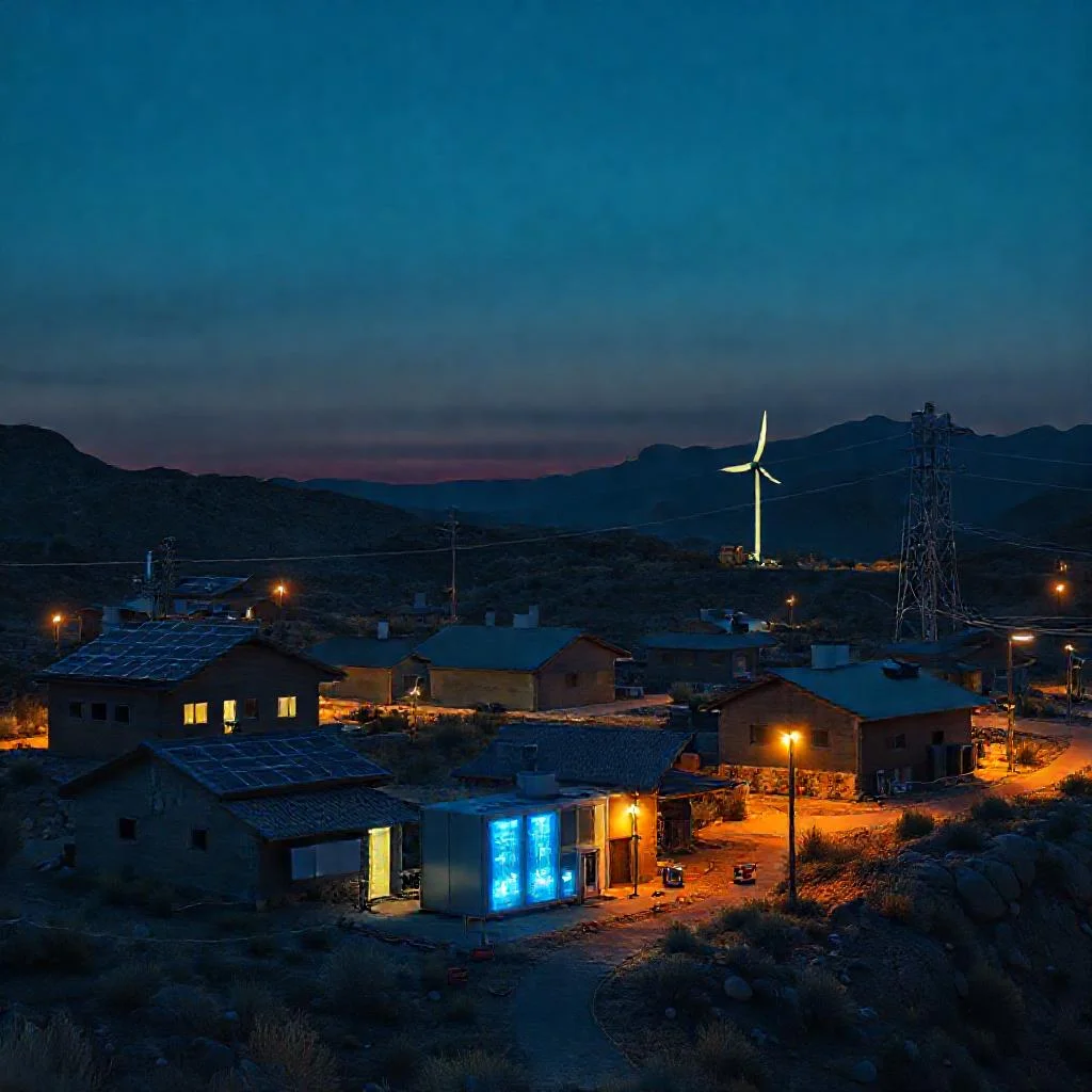 Фото по теме: Микрогрид (Microgrid): создание автономной сети для деревни или удаленного завода