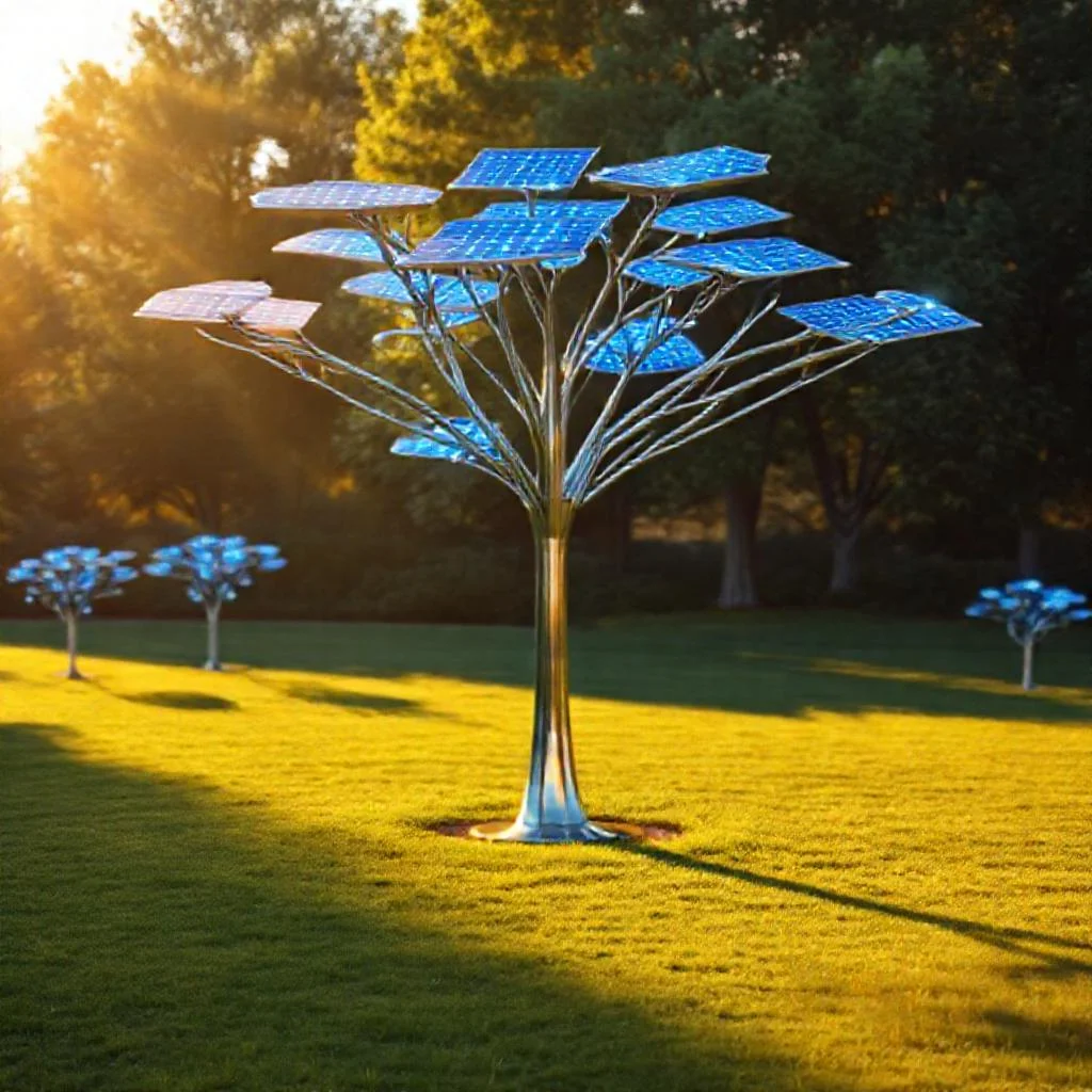 Фото по теме: Солнечные деревья (Solar Trees): декоративные генерирующие конструкции для парков