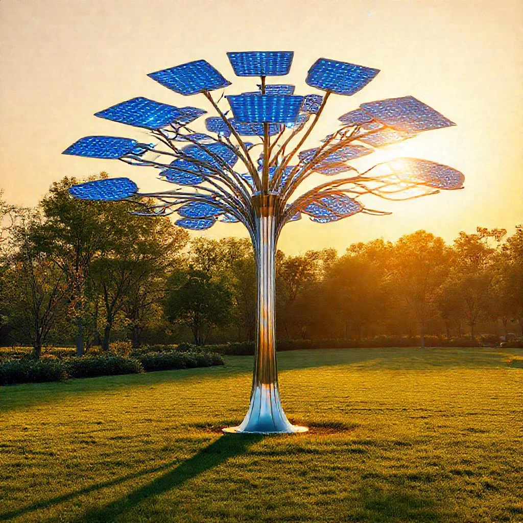 Солнечные деревья (Solar Trees): декоративные генерирующие конструкции для парков Детальное фото: Солнечные деревья (Solar Trees): декоративные генерирующие конструкции для парков