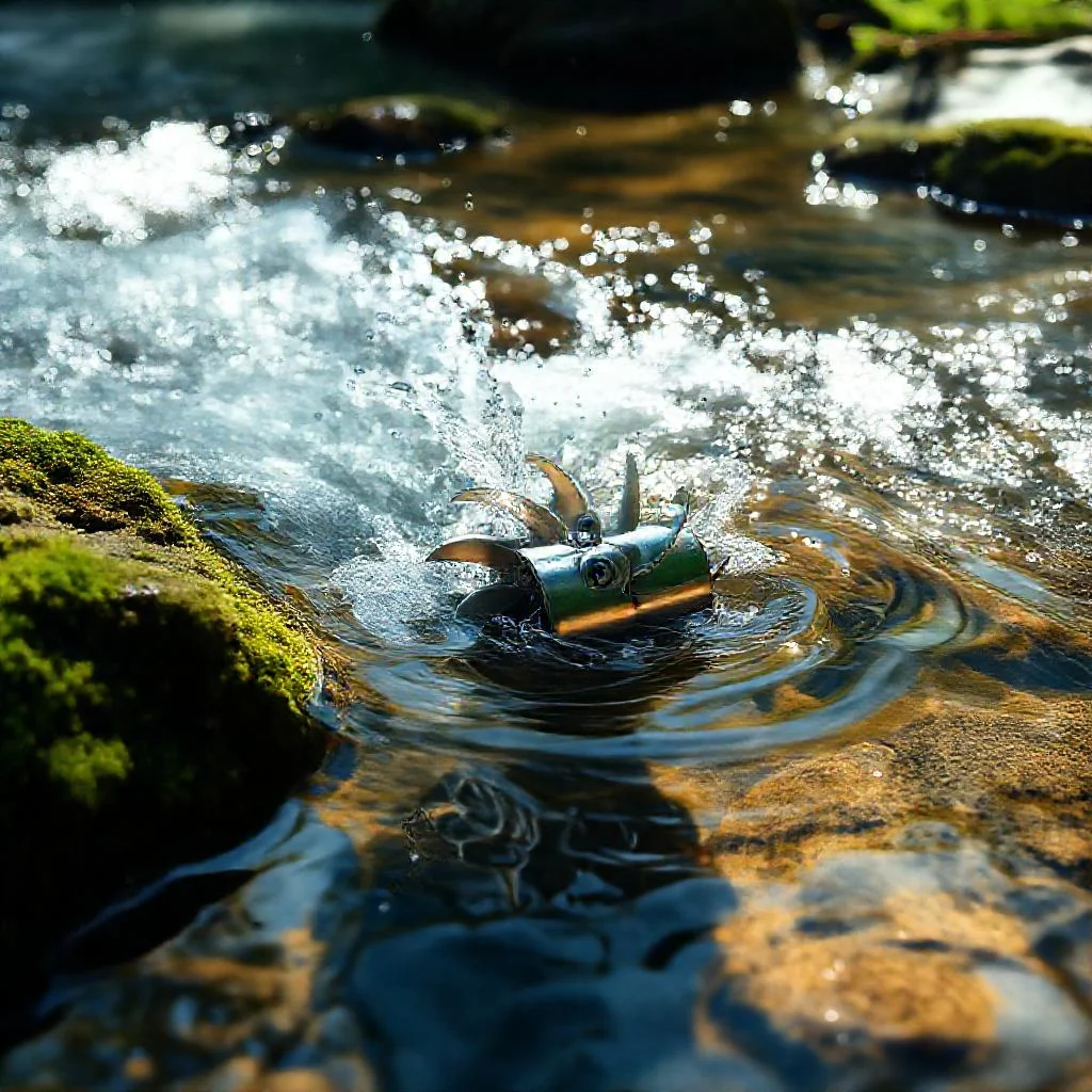 Детальное фото: Индивидуальные гидрогенераторы WaterLily: турбина для ручья размером с кружку