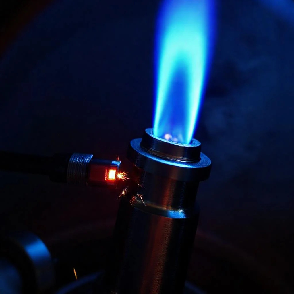 Автоматика безопасности газовых горелок промышленных котлов: контроль пламени Детальное фото: Автоматика безопасности газовых горелок промышленных котлов: контроль пламени