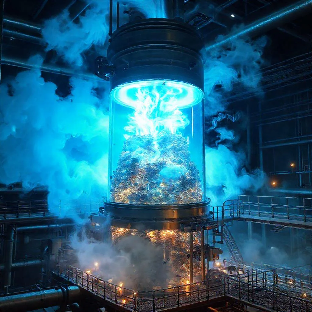 Плазменная газификация твердых бытовых отходов с получением чистого синтез-газа Иллюстрация к статье: Плазменная газификация твердых бытовых отходов с получением чистого синтез-газа