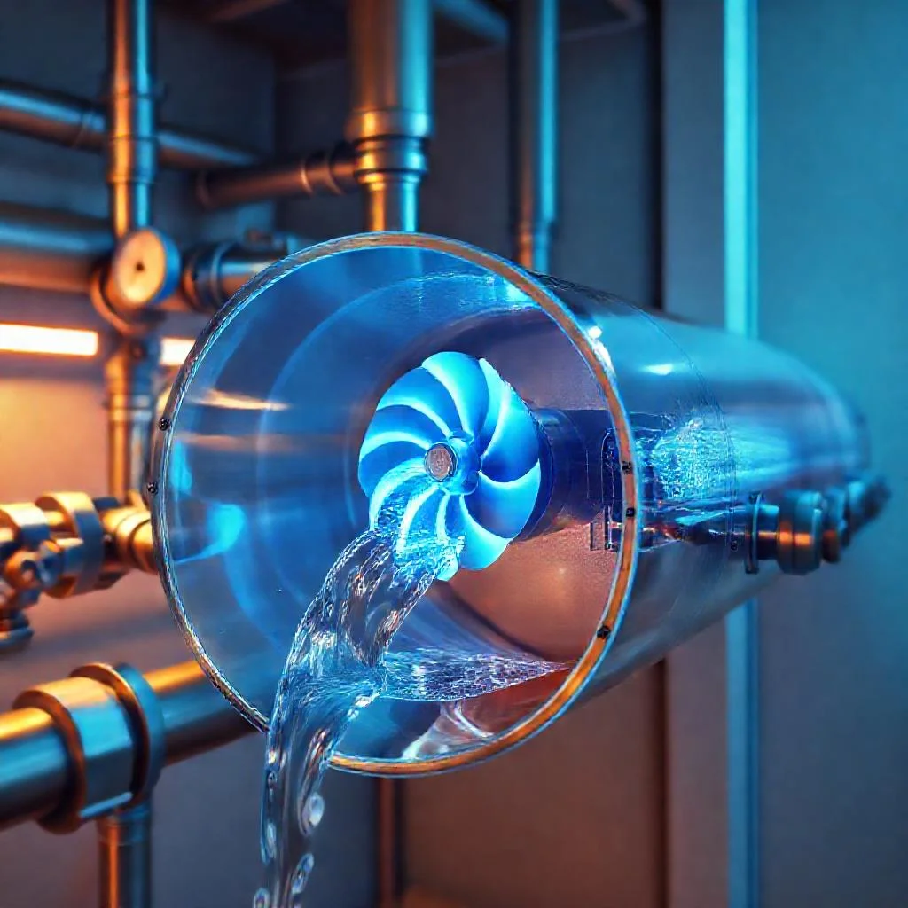 Трубные генераторы (In-pipe hydro): установка гидротурбин в системы водоснабжения зданий Детальное фото: Трубные генераторы (In-pipe hydro): установка гидротурбин в системы водоснабжения зданий