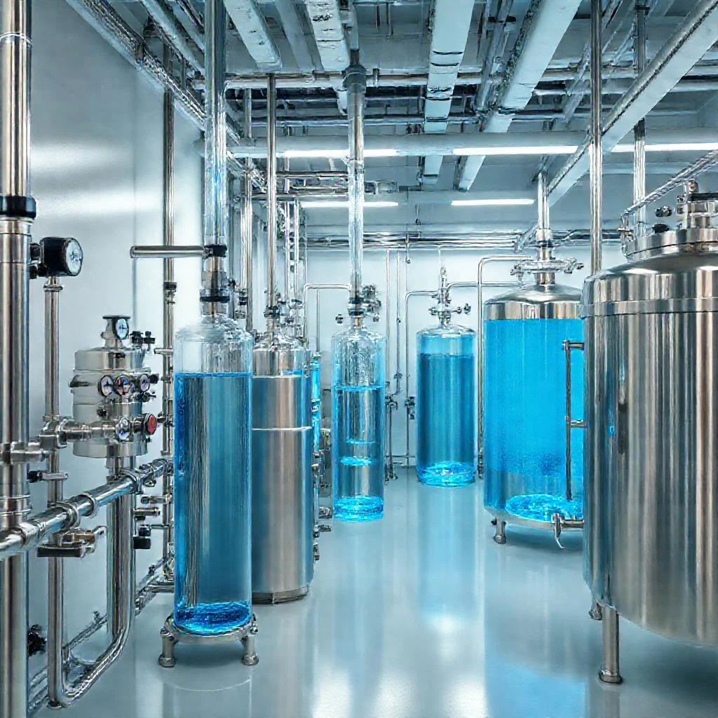 Как подготавливают химически чистую воду для реактора Детальное фото: Как подготавливают химически чистую воду для реактора