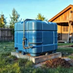Фото по теме: Изготовление биогазовой установки из еврокуба для переработки коровьего навоза на даче своими руками