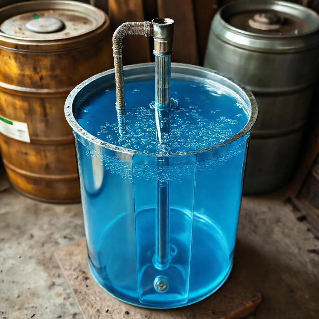 Как сделать надежный водяной гидрозатвор для безопасного отвода биогаза из кустарного метантенка Детальное фото: Как сделать надежный водяной гидрозатвор для безопасного отвода биогаза из кустарного метантенка
