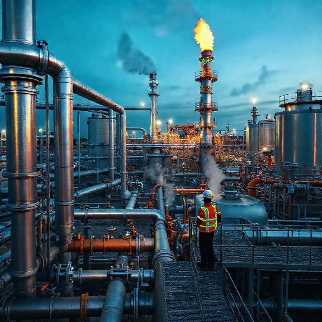 Фото по теме: Как работает установка предварительной подготовки нефти (УПСВ) на промысле