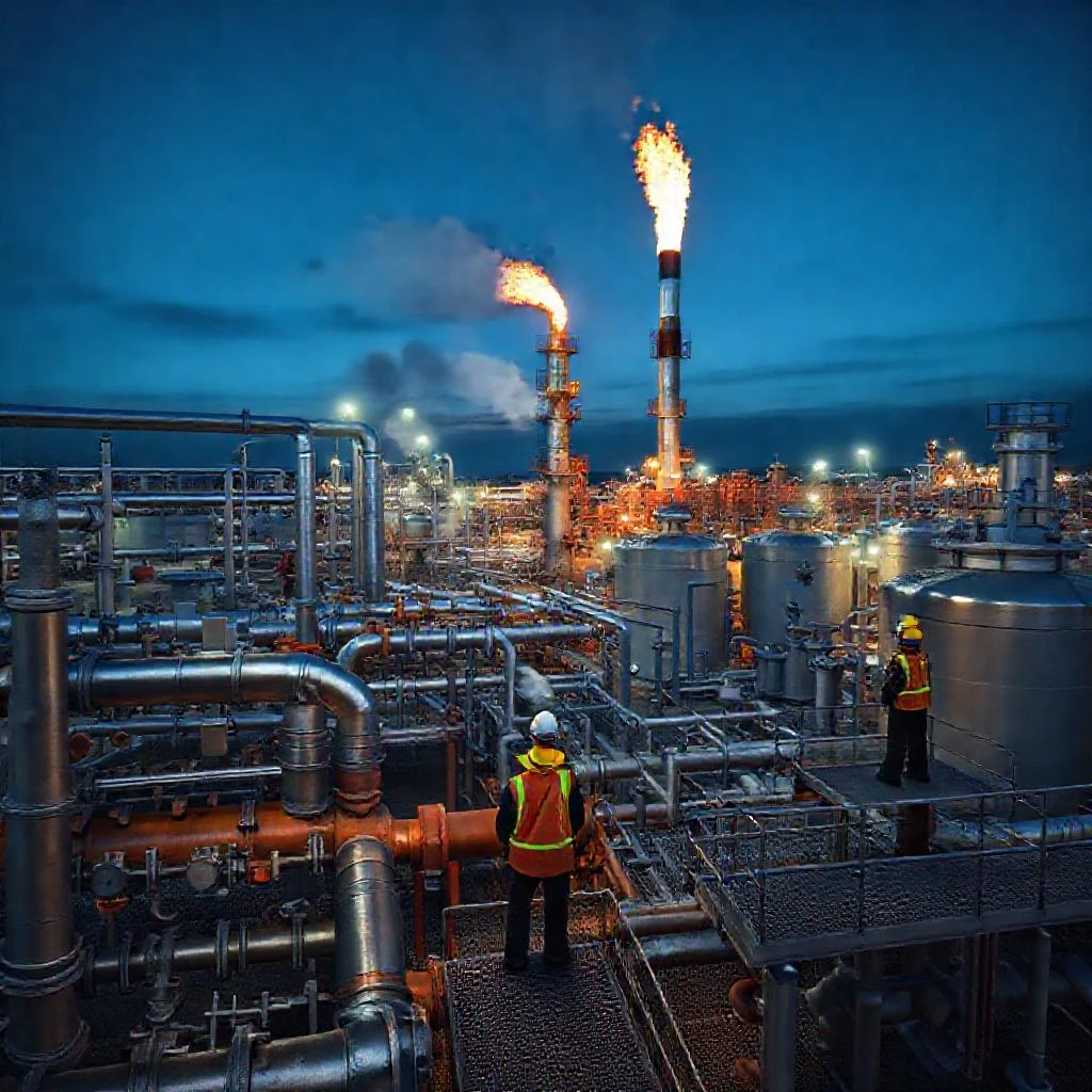 Детальное фото: Как работает установка предварительной подготовки нефти (УПСВ) на промысле