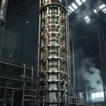 Фото по теме: Устройство ректификационной колонны для первичной атмосферной перегонки нефти