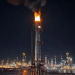 Фото по теме: Как производится закрытый факельный сброс газов на нефтеперерабатывающем заводе