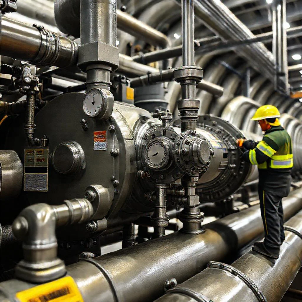 Настройка антипомпажного клапана на центробежном газовом компрессоре магистрали Иллюстрация к статье: Настройка антипомпажного клапана на центробежном газовом компрессоре магистрали